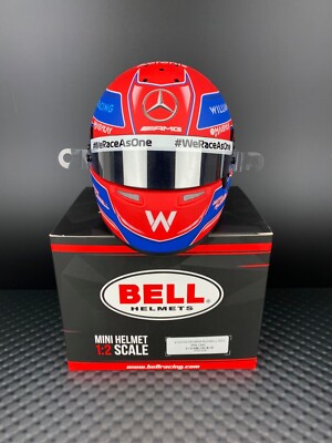 George Russell 2021 Bell SML 1:2 Minihelmet Williams F1 Team