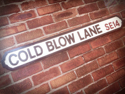 Cold Blow Lane Vintage Millwall Straßenschild Straßenschild Football The Den