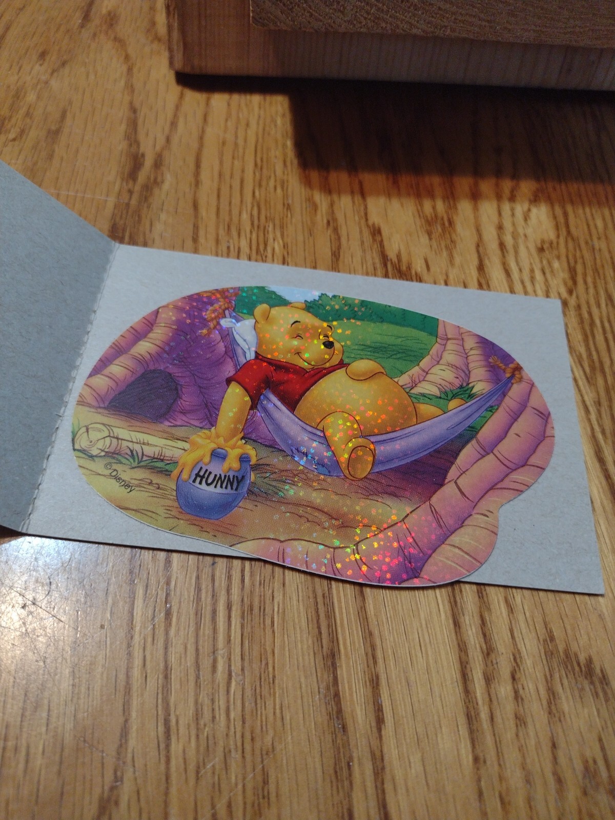 Vtg. Disney Winnie The Pooh Vending Machine sticker. Series 3. 10 of 12. STS36