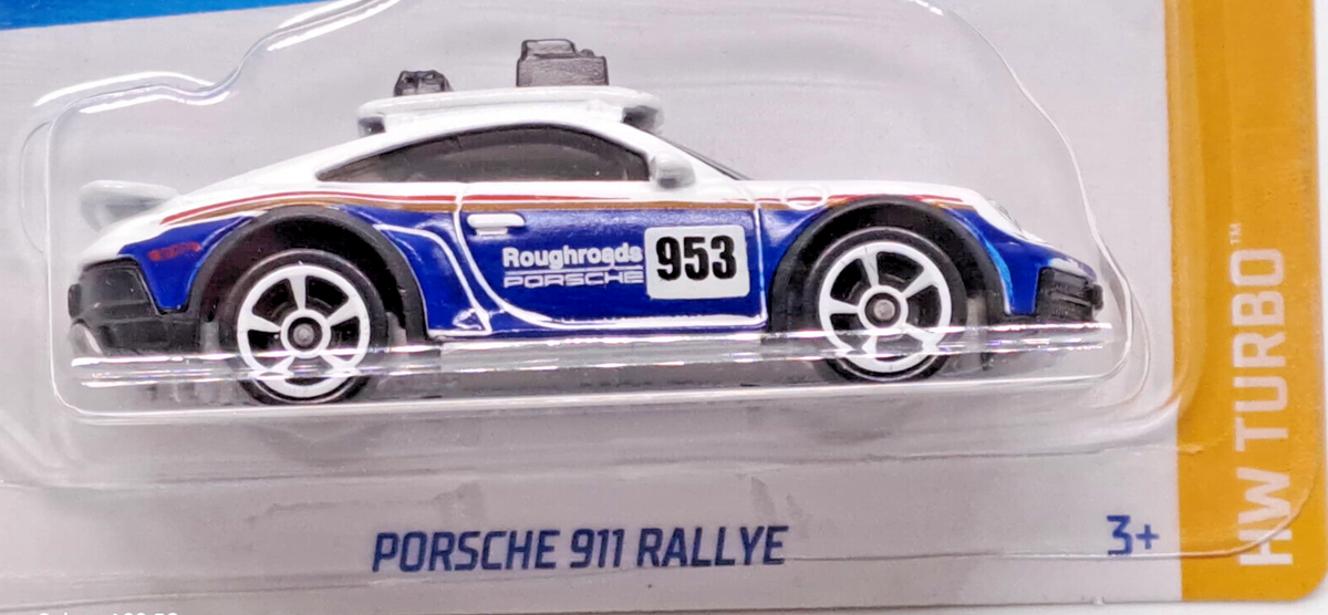 Hot Wheels PORSCHE 911 RALLYE WHITE 2024 HW TURBO 953 ROUGHROADS