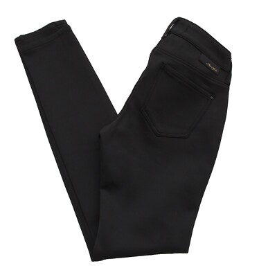 Mavi Gold Alexa Mid-Rise Skinny Black Stretch Pants 27x33
