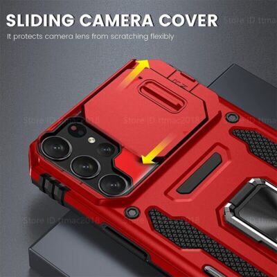 Hülle Xiaomi Redmi Note 13 12 11 Pro 14T 14C Schutz Case Mit Ring Magnet Cover
