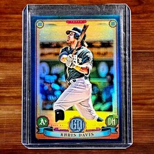 Khris Davis 2019 Topps Gypsy Queen Chrome Boxtopper Blue Refractors #3. #118/150
