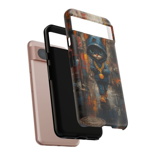 For iPhone | Samsung Galaxy | Pixel Phone Case - Cat Hoodie Big Kitty City - 第 246/246 張圖片