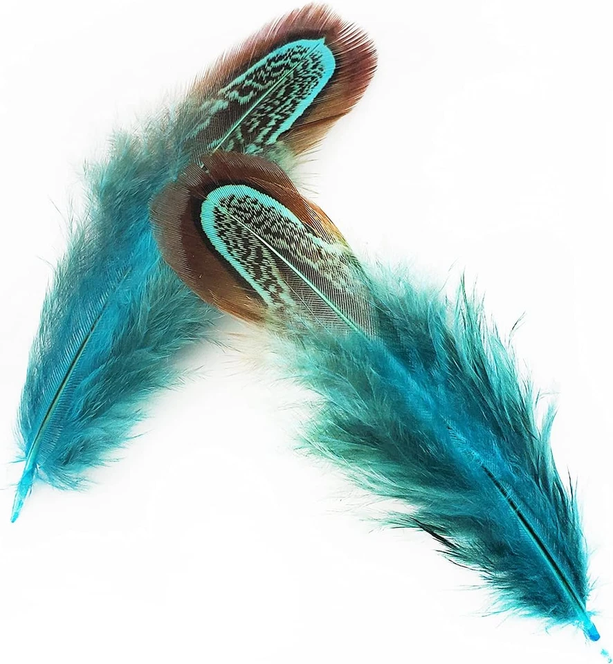 50 Pcs Natural Pheasant Plumage Feathers 2-3 Inches Plumage Feathers for Sewing - Image 3 of 4