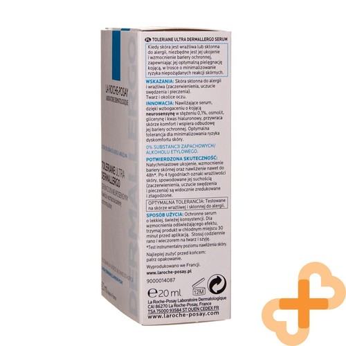LRP Toleriane Dermallergio Skin Soothing Serum 20ml Refreshing Comforting - Picture 9 of 12