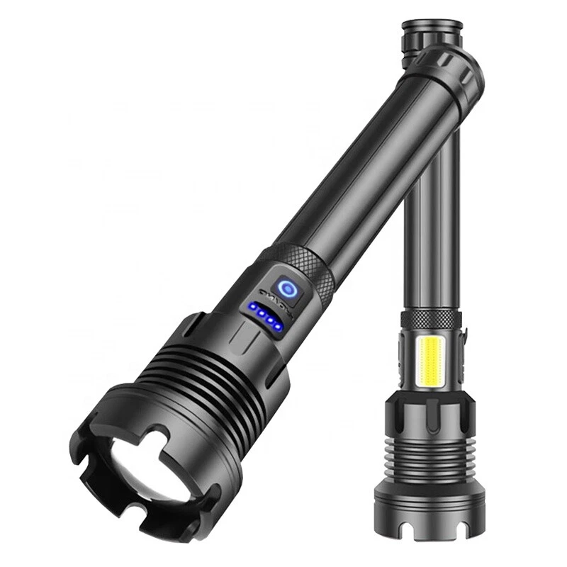 Linterna LED de caza más brillante XHP90 potente 5000LM táctica zoom 3 modos Foto 3 de 4