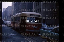 PAT TRANSIT. PCC CAR #1696. Pittsburgh (PA). Original Slide 1964.