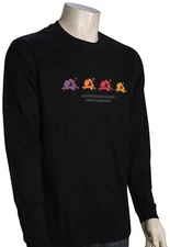 Rip Curl Surf Revival Hoffman Hibiscus LS T-Shirt - Black - New