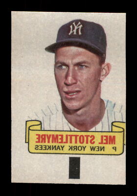 1966 Topps #NNO Mel Stottlemyre Rub-Offs