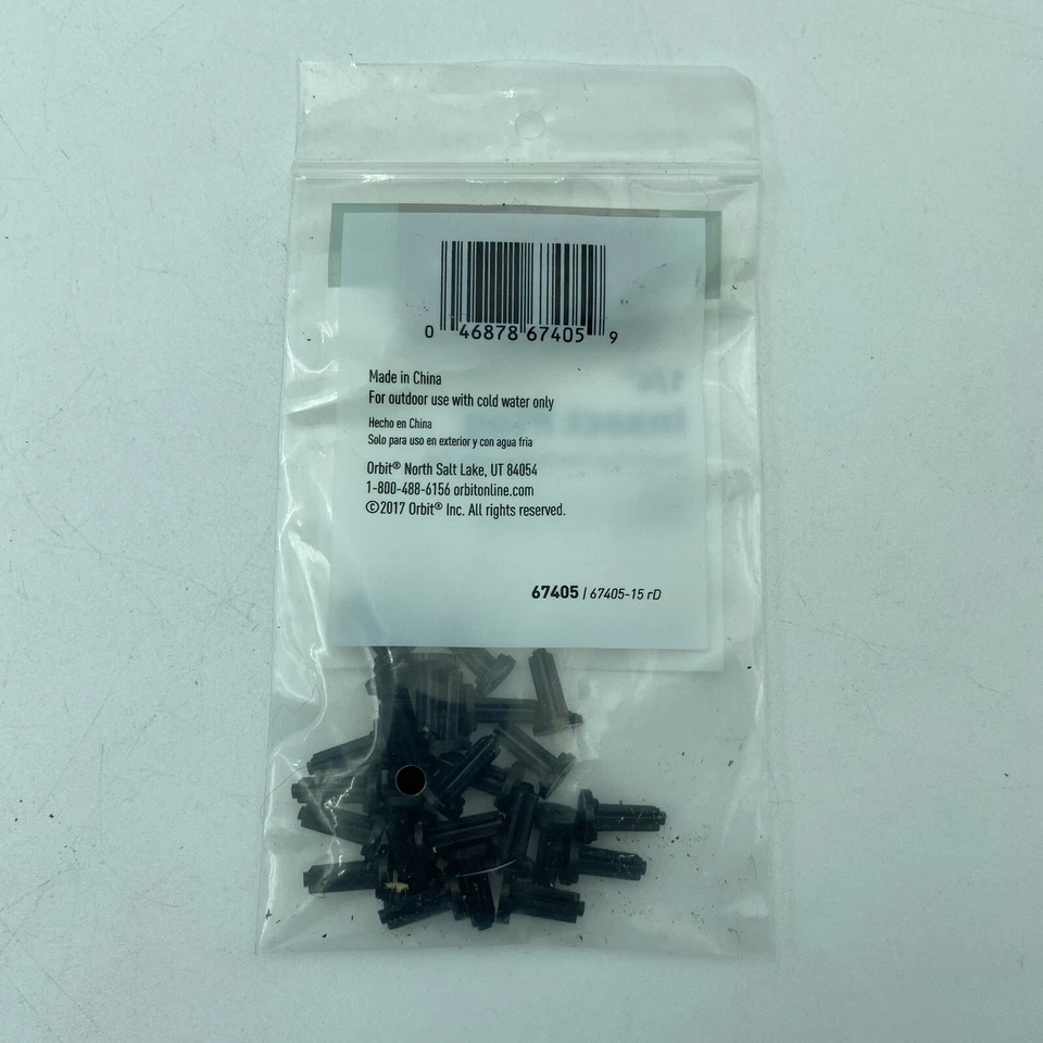 Lot Of 4 Orbit 67405 25 Count 1/4" Insect Plug Prevents Bugs From Blocking Flow - Image 4 of 4