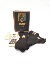 Vintage Bear Brand Hosiery Black Socks Sz. 7 1/2 Boys/Girls 3pr  Orig. Box NOS
