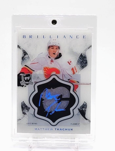 MATTHEW TKACHUK 2016-17 UD THE CUP BRILLIANCE💥AUTO💥FLAMES FLORIDA SUPER RARE! - Picture 1 of 6