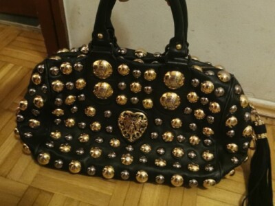 Gucci Babouska Studded Handbag