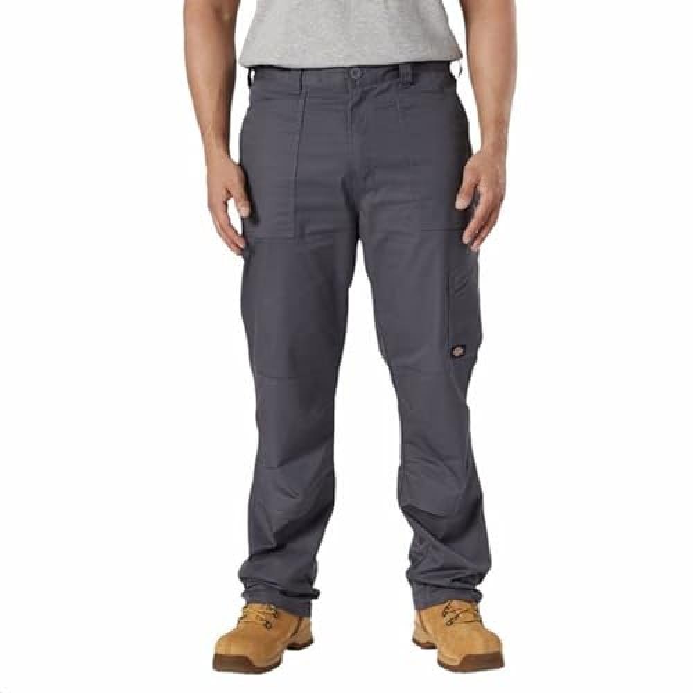 (TG. 26W / 32L) Dickies Action Flex Pants, Trouser Uomo, Grigio (Grey), 26W/32L