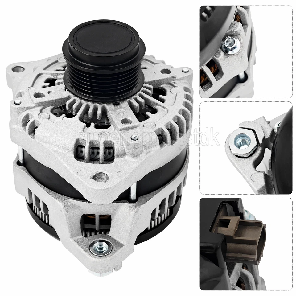 Alternator For Ford F150 F-150 Pickup Truck 2.7L 3.5L 2015-2020 V6 High 300 Amp - Image 2 of 4