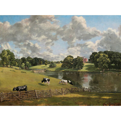 John Constable Wivenhoe Park Essex abgeschnittenes extra großes Kunstposter