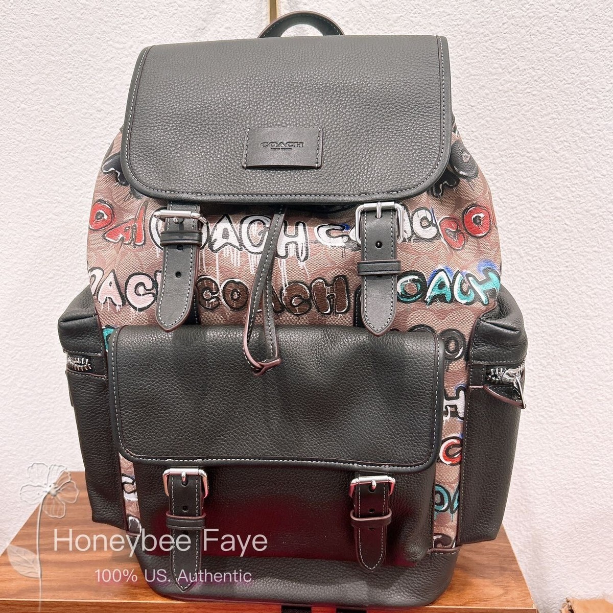 NWT Coach X Mint + Serf Men's Sprint Backpack In Signature NWT Coach X Mint + Serf Men's Sprint Backpack In Signature