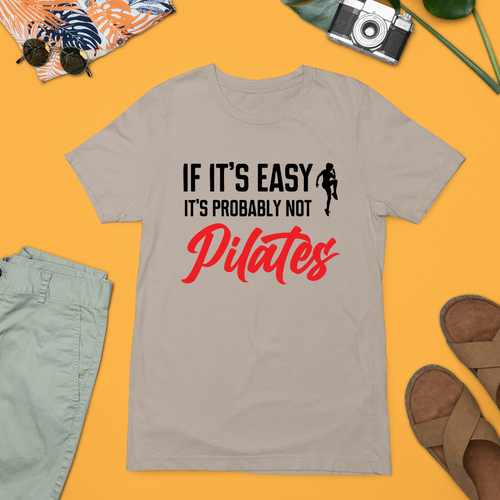 Its Probably Not Pilates T-shirt Gym Fitness Workout Yoga Exercise Funny Gifts - Picture 4 of 22