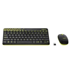 Logitech MK240 Nano Wireless Keyboard & Mouse Set - 2.4GHz Compact, spill Resist