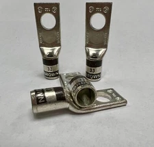 THOMAS & BETTS 54107 2AWG BROWN 33 1-HOLE NON INSULATED LUG COLOR-KEYED NOS