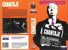 ALFRED HITCHCOCK - BLACKMAIL 5 / SPANISH VIDEO SLEEVE