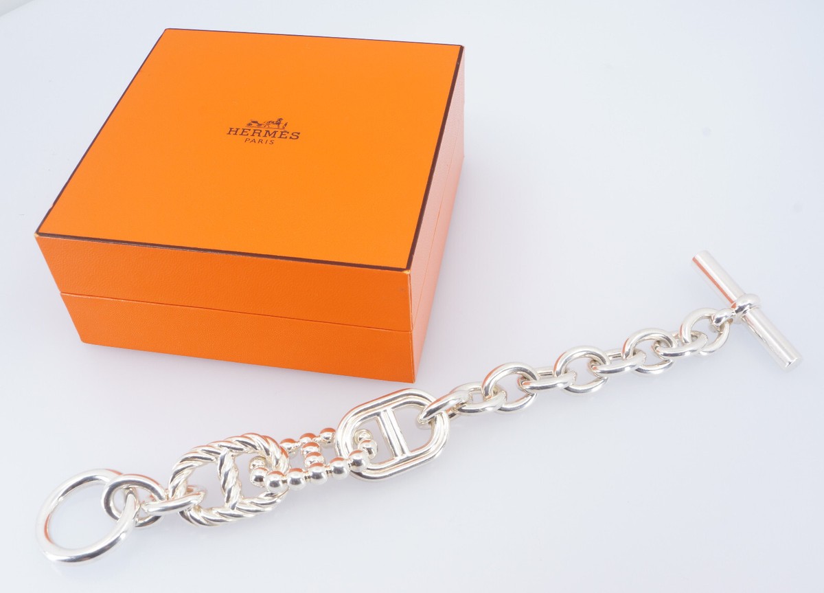 HERMÈS Bracelet - Chain d'Ancre Parade TGM - Silver - With