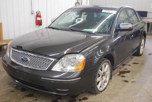 OEM Side View Door Mirror For Five Hundred Left Blk-Text Chrm-Cvr Pwr Tested Gd