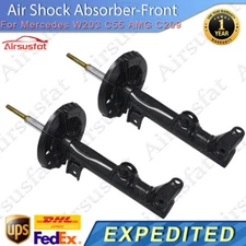 Pair for Mercedes W203 C55 AMG C209 CLK320 Front L&R Shock Absorber Core w/o EDC
