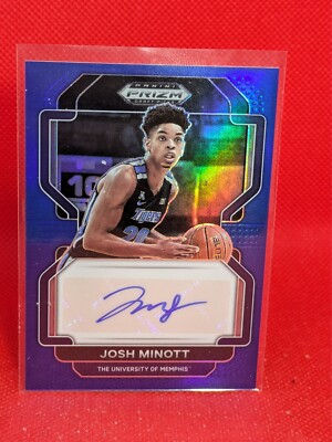Josh Minott Rookie Auto RC など6枚セット 2022-23 Panini Prizm Draft Picks Josh Minott #DP-JMI Rookie