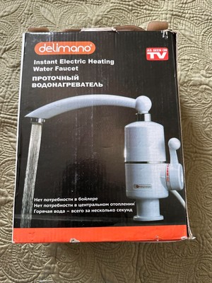 Delimano Instant electric heating water faucet tankless white | eBay