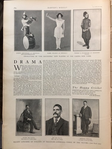 China USA Open Door Policy Trade 1892 Tallulah Louisiana Mob Justice - Imagen 3 de 12