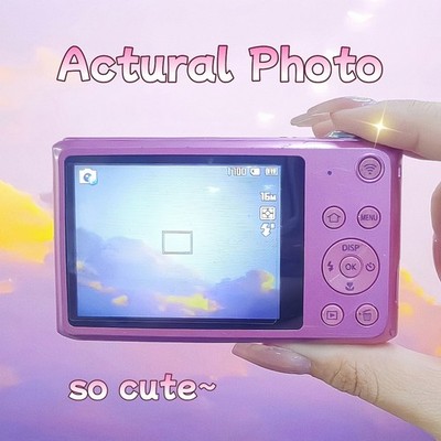 Samsung DV150F 16.2MP 5x Optical Zoom Dual LCD Digital Camera-Pink