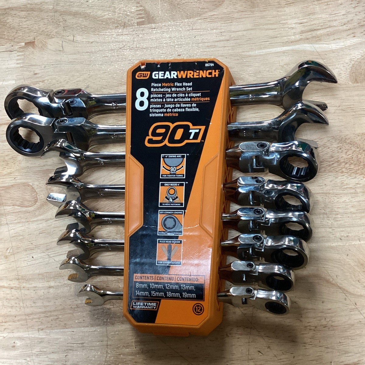koko♡ GEARWRENCH 86794 90-Tooth Metric Ratcheting Flex-Head