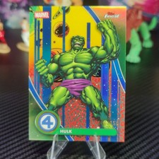2026 Topps Finest Fantastic Four - Hulk - Blue Refractor 136/150 Rare #92