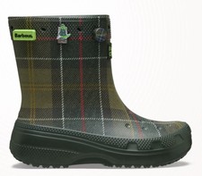 Barbour X Crocs Women s Classic Rain Boots!!(...