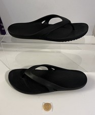 Crocs Iconic Comfort Kadee II Flip Flop Thong Sandal for Women's - Black Size 9
