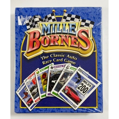 Winning Moves Mille Bornes Card Game Unisex OS Blue Classic Auto Race #1020 NIB