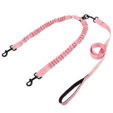 YAODHAOD Double Dog Leash for Two Dogs, 360  Swivel No 23-35 inches, Pink