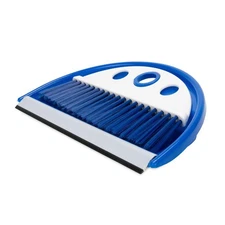 Camco 43945 - Blue Whisk Broom with Dust Pan