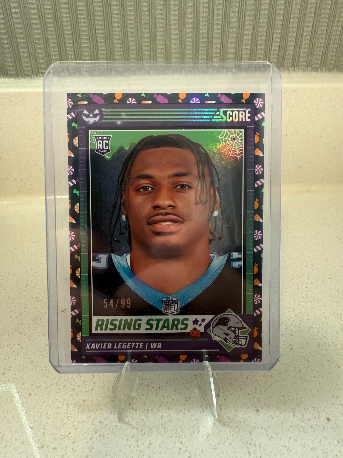 2024 Panini Score-A-Treat Xavier Legette Black Candy /99 #49