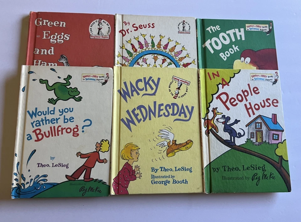 Lot of 15 Vintage Dr. Seuss 1960's-80's Bright Early & Beginner Hardcover Books - Image 3 of 4