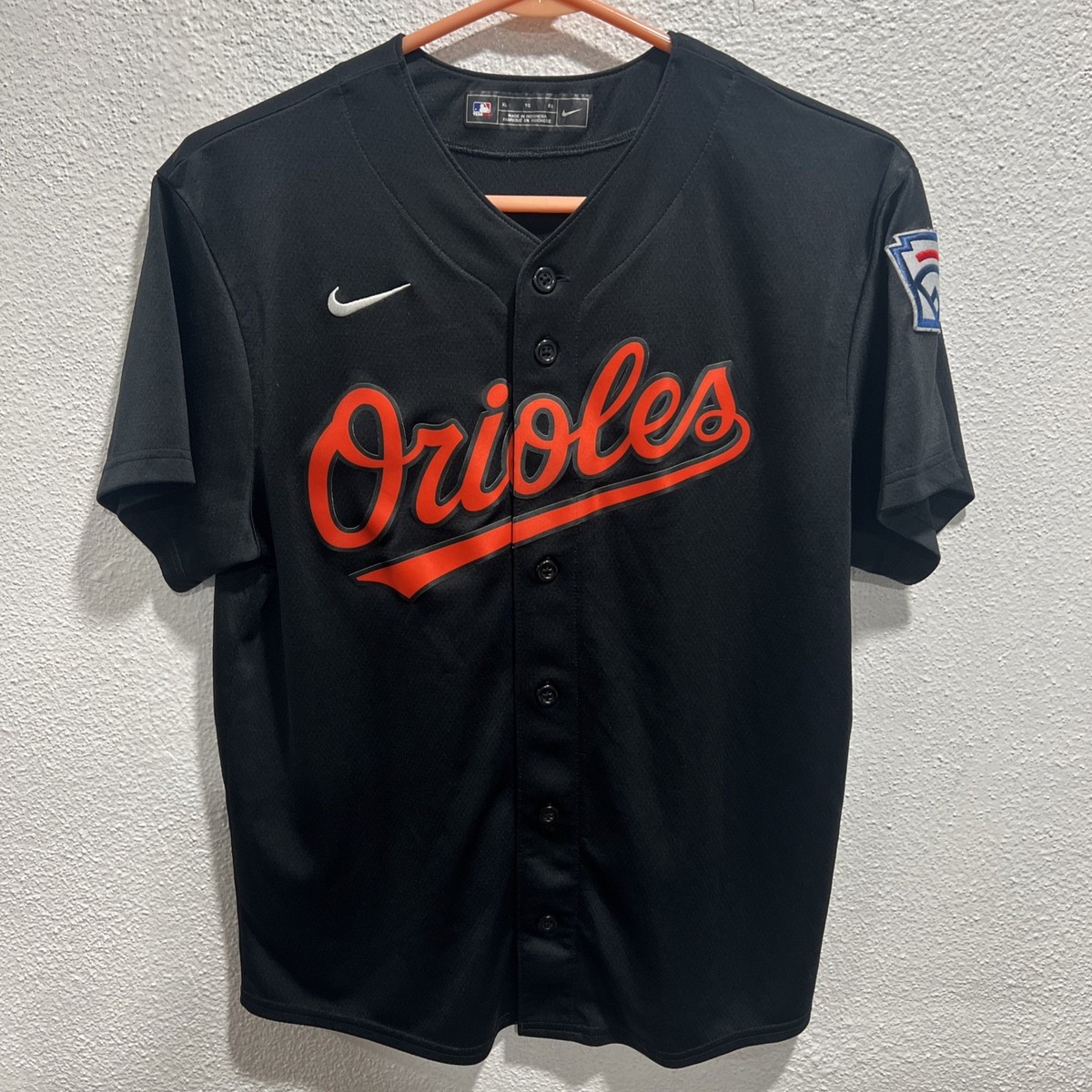 Nike MLB Baltimore Orioles Alternate Baseball Jersey Black Men's