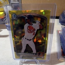 2025 Bowman Chrome Draft Sapphire Enrique Bradfield Jr. BDC-198 /75 Orioles