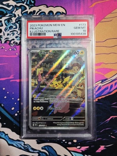Pokemon 2023 Pikachu 173/165 Full Art IR Scarlet & Violet 151 GEM MINT PSA 10