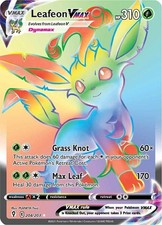 Leafeon VMAX 204/203 Secret Rare - Pokémon Evolving Skies Rainbow Rare 2021 NM on eBay
