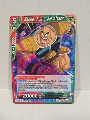 Dragon Ball Super Card Game Nappa, Full-scale Attack Power Absorbed BT20-142...