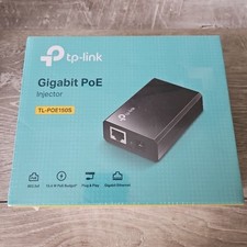 NEW TP-LINK TL-POE150S Gigabit PoE Injector Black Factory Sealed
