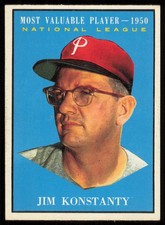 1961 Topps #479 Jim Konstanty Philadelphia Phillies