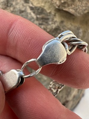 Men's Silver Bracelet 925 Bismarck Men's Accessory Vintage 90s' | eBay